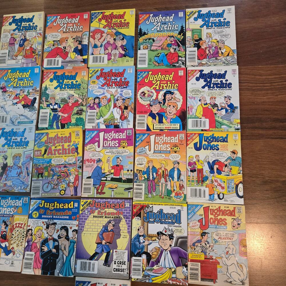 Lot of 21 Vintage Jughead & Archie Comics Digest Magazines - Numbers 1-200 - Picture 2 of 8